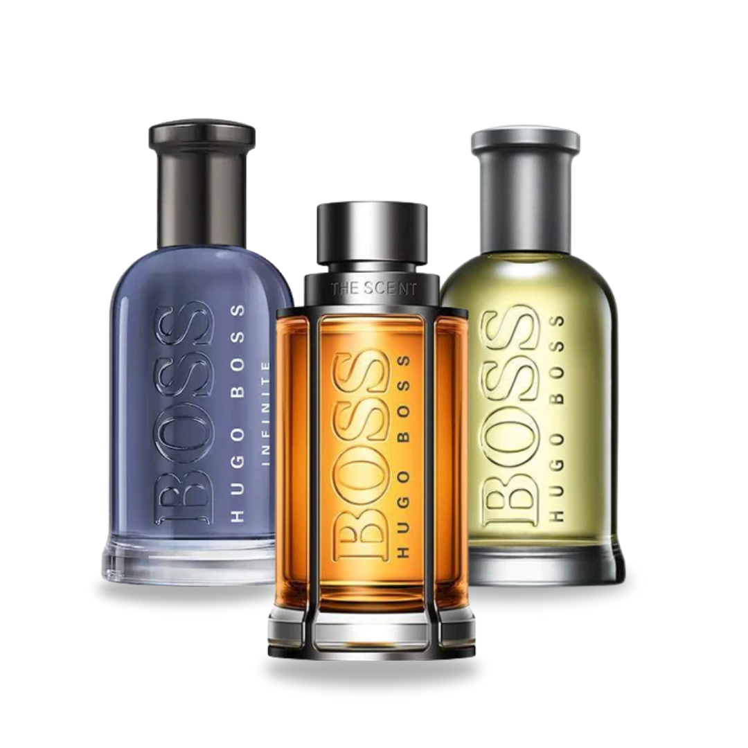 Lote de 3 perfumes | BOSS THE SCENT + BOSS BOTTLED + BOTTLED INFINITE 100 ml 