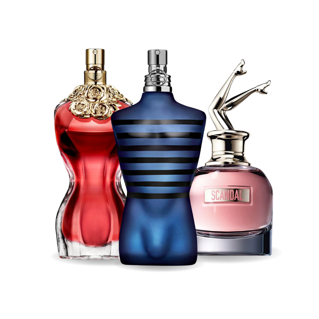 Lote de 3 perfumes | LA BELLE + ULTRA MALE + Gaultier SCANDAL 100 ml 
